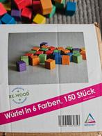 Houten gekleurde blokjes 2x2x2 cm, Overige merken, Ophalen of Verzenden, Zo goed als nieuw