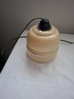 jaren 40 glazen hanglamp, Huis en Inrichting, Ophalen of Verzenden, Gebruikt, Glas, Minder dan 50 cm