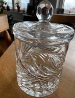 Te koop Kristallen pot met deksel, Ophalen of Verzenden