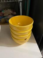 4 gele schaaltjes, Huis en Inrichting, Ophalen, Gebruikt, Bord(en), Overige stijlen