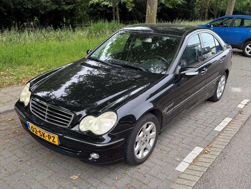 Mercedes-Benz C-Klasse 1.8 C180 Kompr Sedan 2006 Zwart, Auto's, Mercedes-Benz, Particulier, C-Klasse, ABS, Airbags, Airconditioning