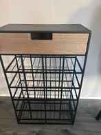 Stijlvolle Wijnkast, Gebruikt, Ophalen of Verzenden, Metaal, 5 tot 15 flessen