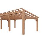 Douglas overkapping schuin afkopend dak 4500 (b) x 3500 (d), Tuin en Terras, Overkappingen, Ophalen, Nieuw, Veranda