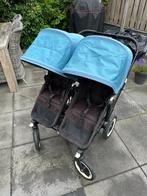 Bugaboo Donkey Duo - Petrol Blue - veel accessoires, Kinderen en Baby's, Kinderwagens en Combinaties, Kinderwagen, Verstelbare duwstang