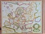 Repro oude landkaart van Europa., 1800 tot 2000, Europa Overig, Ophalen of Verzenden, Landkaart