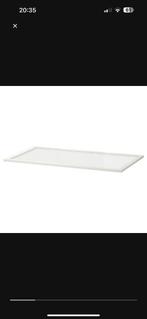 KOMPLEMENT WIT GLASPLAAT 75X58cm, Doe-het-zelf en Verbouw, Hout en Planken, Ophalen, Zo goed als nieuw