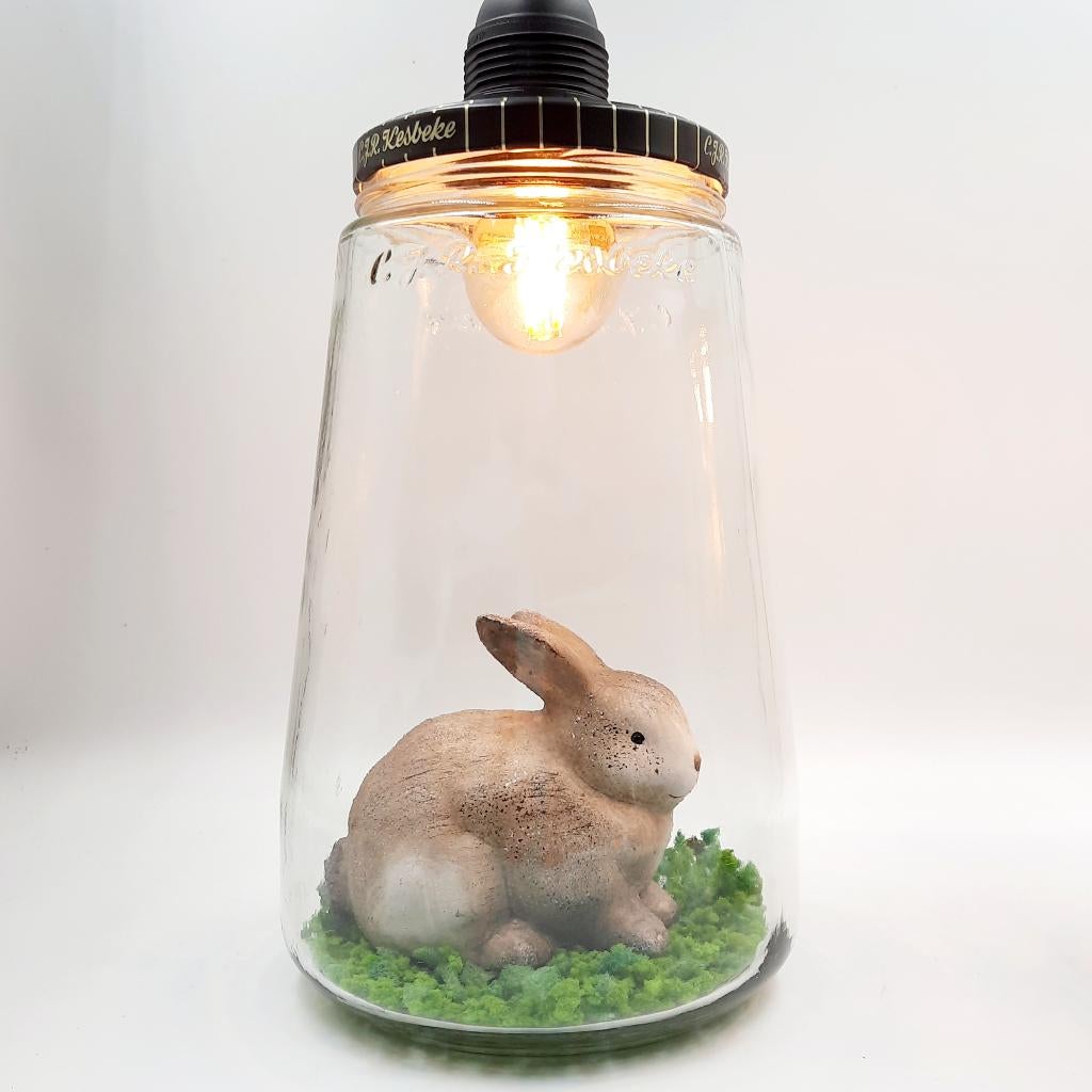 Kesbekelamp met konijn of vosje of eendje| Kinderkamerlamp, Ophalen of Verzenden, Nieuw, Lamp