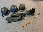 3 caps ( verstelbaar) set jopper /chaps , antieke zweep, Ophalen of Verzenden, Zo goed als nieuw