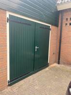 Openslaande garagedeuren - (h) 2,05 x (b) 2,15 m, Gebruikt, Garagedeur, 200 tot 215 cm, Hout