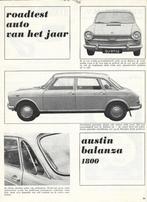 Autovisie test Austin Balanza 1800 1965, Ophalen of Verzenden, Gelezen, Overige merken