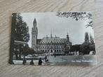 Den Haag circa 1960 Vredespaleis met auto's en volk, Ophalen of Verzenden, Voor 1920, Ongelopen, Zuid-Holland