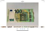 100 euro biljet 2019, Postzegels en Munten, Bankbiljetten | Nederland, Ophalen of Verzenden, Euro's, Los biljet
