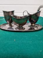 -	Roomstel verzilverd douwe egberts, Verzamelen, Retro, Ophalen of Verzenden