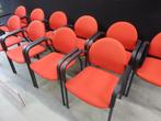 Fraaie kantoorstoelen / vergaderstoel / stoel + rood stof, Ophalen of Verzenden, Metaal, Nb, Nb