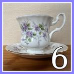 Engelse kop en schotels set (12 stuks), Ophalen of Verzenden