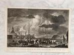 Gezicht der overstroominge, op de Hooge Swaluwe, 1776, mooi!, Antiek en Kunst, Kunst | Etsen en Gravures, Ophalen of Verzenden
