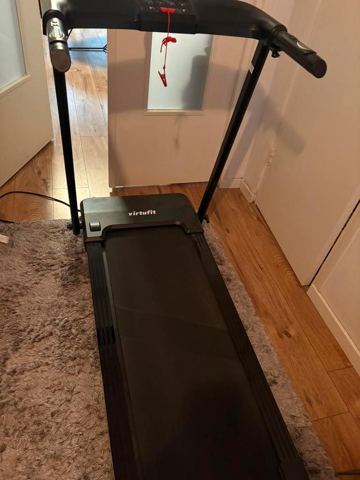 Loopband plus Mat zwart virtufit, Sport en Fitness, Fitnessapparatuur, Zo goed als nieuw, Loopband, Ophalen