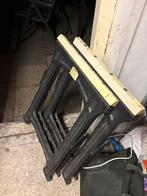 2x Inklapbare Werkbokken, Ophalen of Verzenden, Gebruikt, Minder dan 70 cm, Inklapbaar