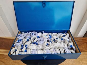 U/UTP Cat 6a patch kabels plat ca. 80 stuks beschikbaar voor biedingen