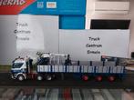 J. VAN KLOOSTER; SCANIA 3 SERIES 6X2 TWINSTEER BRICK TRAILER, Hobby en Vrije tijd, Modelauto's | 1:50, Ophalen of Verzenden, Nieuw