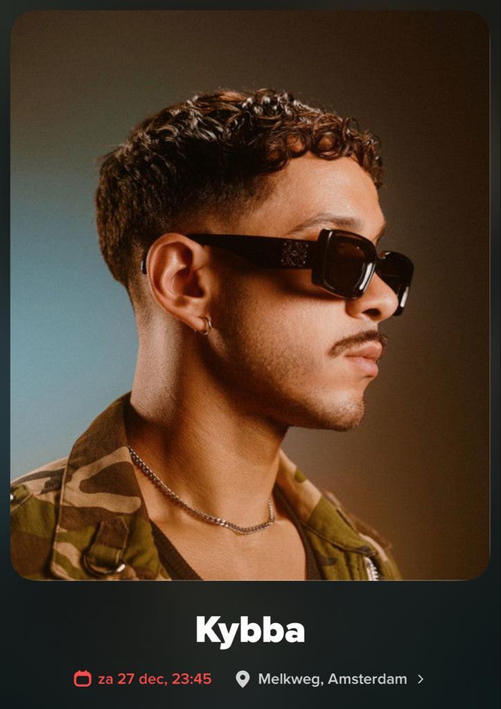 Kybba 27 dec 23:45 melkweg, Tickets en Kaartjes, Concerten | Pop, Twee personen, December