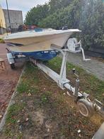 Glastron 50 PK 2 takt outboard Incl. trailer, Watersport en Boten, Speedboten, Ophalen, Gebruikt, Minder dan 70 pk, 3 tot 6 meter