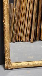 Antieke zware schouwspiegel.., Ophalen of Verzenden, Rechthoekig, 50 tot 100 cm, Minder dan 100 cm