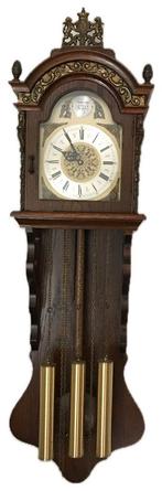 Prachtige antieke wand klok Westminster tempus fuoil, Antiek en Kunst, Antiek | Klokken, Ophalen
