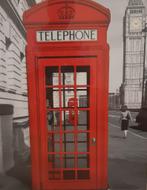 Engeland grote poster Londen incl. lijst, Huis en Inrichting, Ophalen, Zo goed als nieuw