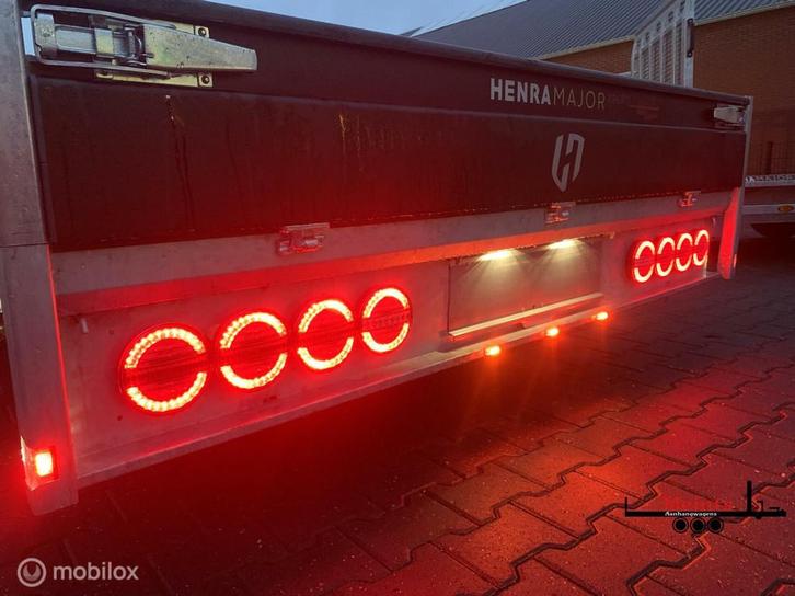 Henra XXL plateauwagen 703x222 3 asser Special edition NIEUW, Auto diversen, Aanhangers en Bagagewagens, Nieuw