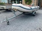 Suzumar RIB 3.90m met 15pk Honda motor + trailer, Watersport en Boten, Ophalen, Zo goed als nieuw