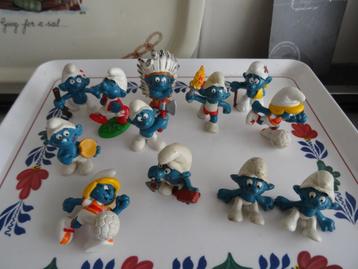 12x Oude smurf beschikbaar voor biedingen