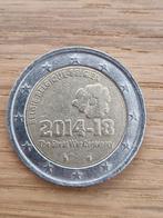 2 euro munt Eerste Wereldoorlog België 2014, 2 euro, Ophalen of Verzenden, België, Losse munt