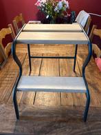 Ikea keukentrapje, krukje of bijzettafel met metalen frame, Ophalen, Gebruikt