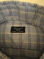 Finamore handgemaakt shirt, Verzenden, Zo goed als nieuw, Blauw, Halswijdte 38 (S) of kleiner