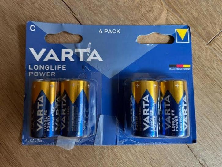 VARTA  C Batterijen 4 pack, Audio, Tv en Foto, Accu's en Batterijen, Nieuw, Ophalen of Verzenden