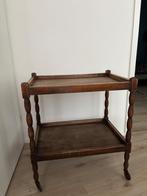 butler tray, Ophalen, Gebruikt, Rechthoekig, Hout