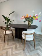 Eettafel organisch japandi walnoot OUTLET‼️ 180cm & 220cm, 100 tot 150 cm, 200 cm of meer, Ophalen of Verzenden, Zo goed als nieuw