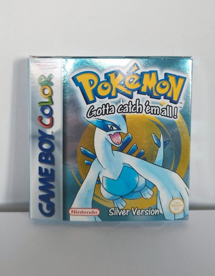 Pokémon Silver CIB verzamelstaat, Spelcomputers en Games, Games | Nintendo Game Boy, Gebruikt, Role Playing Game (Rpg), 1 speler
