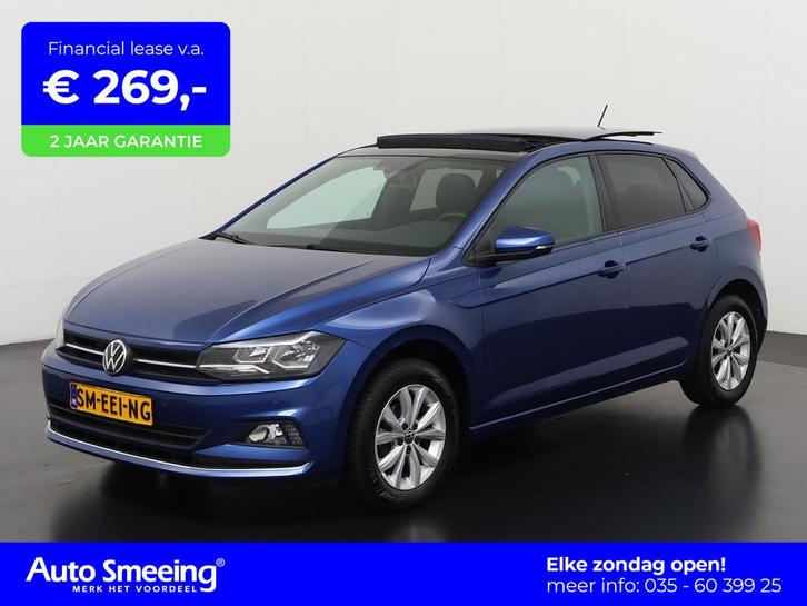 Volkswagen Polo 1.0 TSI Highline DSG | Schuifdak | Zondag Op, Auto's, Volkswagen, Bedrijf, Te koop, Polo, ABS, Adaptive Cruise Control