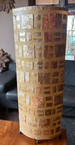 Vloerlamp (ovaal) met Capiz schelpen in Mozaiek motief!, Ophalen, Gebruikt, 100 tot 150 cm