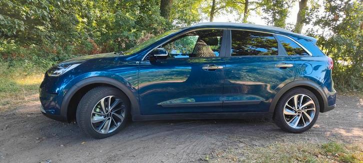 Kia Niro 1.6 GDi Hybrid 141pk Dct6 2019 Blauw, Auto's, Kia, Particulier, Niro, ABS, Achteruitrijcamera, Hybride Elektrisch/Benzine