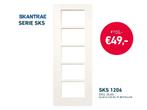 Binnendeur - Skantrae - Massieve paneeldeuren - LEEGVERKOOP!, Niet ingevuld, Binnendeur, Niet ingevuld, Nieuw