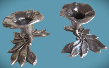 Art Nouveau stijl Kandelaars~2x~Kandelaar~Kaarsenhouders beschikbaar voor biedingen
