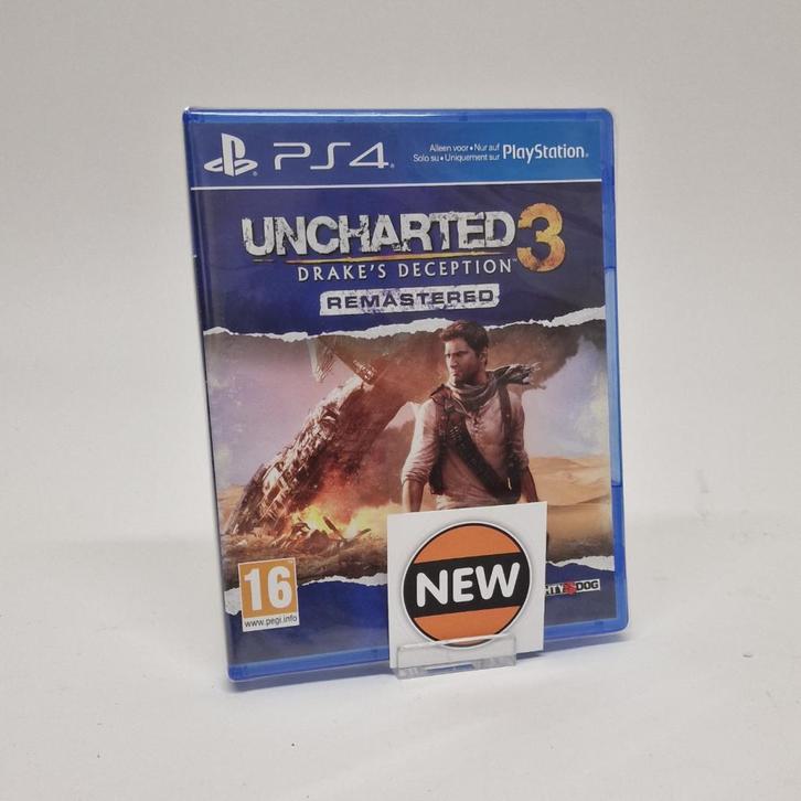 Sony Playstation 4 | Uncharted 3: Drake's Deception Remaster, Spelcomputers en Games, Games | Sony PlayStation 4, Nieuw