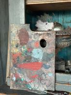 Schilderspalet met paletmesjes, Ophalen of Verzenden