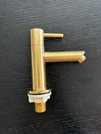 Messing / goud kraantje (alleen koud water), Doe-het-zelf en Verbouw, Sanitair, Ophalen of Verzenden, Nieuw, Kraan