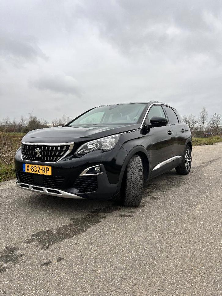 Peugeot 3008 1.2 Puretech 96KW/130PK 2017 Zwart, Auto's, Peugeot, Particulier, 360° camera, ABS, Achteruitrijcamera, Airbags, Airconditioning