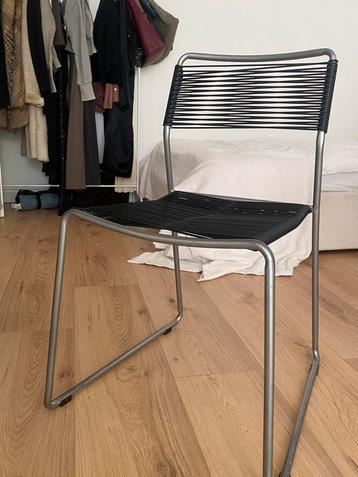 Vintage IKEA koordstoel – minimalistisch en indistrieel beschikbaar voor biedingen