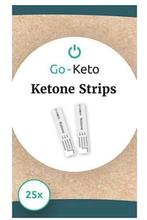 Go-Keto | Ketone Test Strips | 1 x 25 Strips | Ketose dieet, Ophalen of Verzenden, Nieuw, Dieet en Voeding